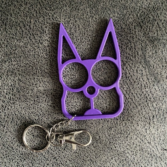 *NIP* purple cat keychain - Picture 2 of 2
